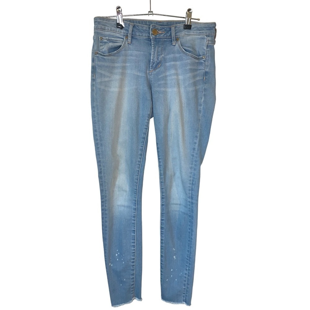 Articles of Society Size 25 Paint Splatter Light Wash Skinny Jeans Sarah Skinny